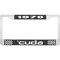 1970 'CUDA PLATE FRAME - BLACK