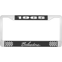 1965 BELVEDERE LICENSE PLATE FRAME - BLACK