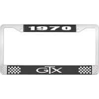 1970 GTX LICENSE PLATE FRAME - BLACK