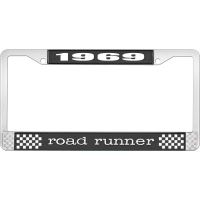 1969 ROAD RUNNER PLATE FRAME - BLACK