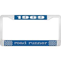 1969 ROAD RUNNER PLATE FRAME - BLUE