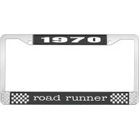 1970 ROAD RUNNER LICENSE PLATE FRAME - BLACK