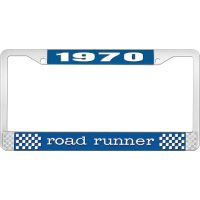 1970 ROAD RUNNER LICENSE PLATE FRAME - BLUE