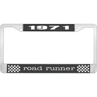 1971 ROAD RUNNER LICENSE PLATE FRAME - BLACK