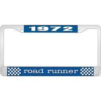 1972 ROAD RUNNER LICENSE PLATE FRAME - BLUE