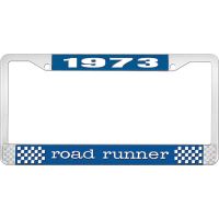 1973 ROAD RUNNER LICENSE PLATE FRAME - BLUE