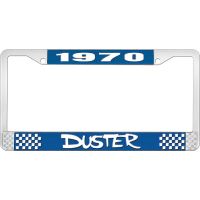 1970 DUSTER LICENSE PLATE FRAME - BLUE