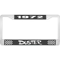 1972 DUSTER LICENSE PLATE FRAME - BLACK