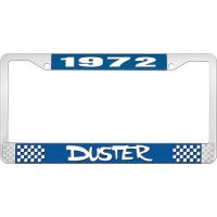 1972 DUSTER LICENSE PLATE FRAME - BLUE