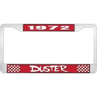 1972 DUSTER LICENSE PLATE FRAME - RED