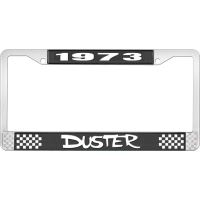 1973 DUSTER LICENSE PLATE FRAME - BLACK