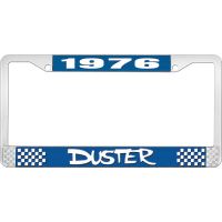 1976 DUSTER LICENSE PLATE FRAME - BLUE