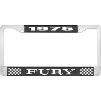 1975 FURY LICENSE PLATE FRAME - BLACK