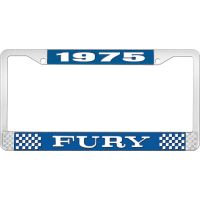 1975 FURY LICENSE PLATE FRAME - BLUE