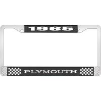 1965 PLYMOUTH LICENSE PLATE FRAME - BLACK