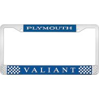PLYMOUTH VALIANT LICENSE PLATE FRAME - BLUE