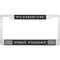 PLYMOUTH ROAD RUNNER LICENSE PLATE FRAME - BLACK