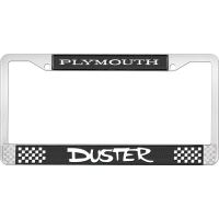 PLYMOUTH DUSTER LICENSE PLATE FRAME - BLACK