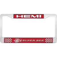 HEMI / SUPER BEE LICENSE PLATE FRAME