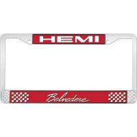 HEMI / BELVEDERE LICENSE PLATE FRAME