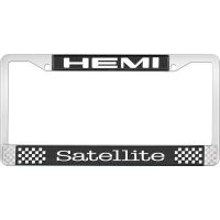 HEMI / SATELLITE LICENSE PLATE FRAME