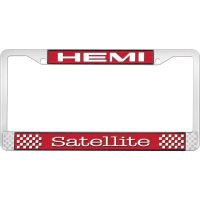 HEMI / SATELLITE LICENSE PLATE FRAME