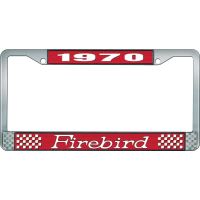 1970 FIREBIRD LICENSE PLATE FRAME - RED