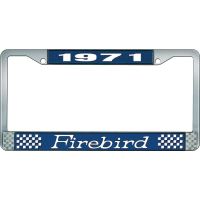 1971 FIREBIRD LICENSE PLATE FRAME - BLUE