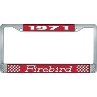 1971 FIREBIRD LICENSE PLATE FRAME - RED