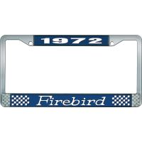 1972 FIREBIRD LICENSE PLATE FRAME - BLUE