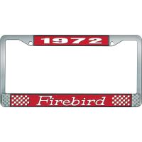 1972 FIREBIRD LICENSE PLATE FRAME - RED