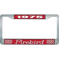 1975 FIREBIRD LICENSE PLATE FRAME - RED