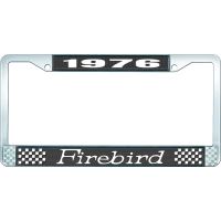 1976 FIREBIRD LICENSE PLATE FRAME - BLACK