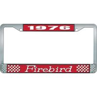 1976 FIREBIRD LICENSE PLATE FRAME - RED