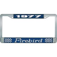 1977 FIREBIRD LICENSE PLATE FRAME - BLUE