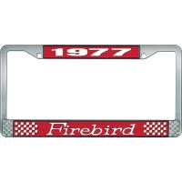 1977 FIREBIRD LICENSE PLATE FRAME - RED