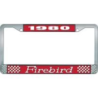 1980 FIREBIRD LICENSE PLATE FRAME - RED