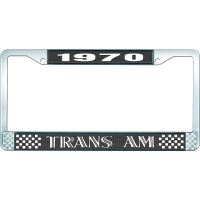 1970 TRANS AM LICENSE PLATE FRAME STYLE 1 BLACK