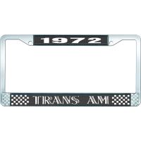 1972 TRANS AM LICENSE PLATE FRAME STYLE 1 BLACK