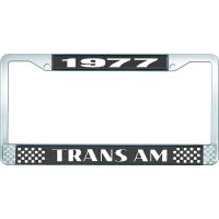 1977 TRANS AM LICENSE PLATE FRAME STYLE 2 BLACK