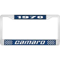 1970 CAMARO LICENSE PLATE FRAME STYLE 2 BLUE