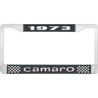 1973 CAMARO LICENSE PLATE FRAME STYLE 1 BLACK