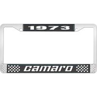 1973 CAMARO LICENSE PLATE FRAME STYLE 2 BLACK