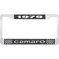 1979 CAMARO LICENSE PLATE FRAME STYLE 1 BLACK