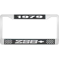 1979 Z28 LICENSE PLATE FRAME BLACK