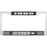 1980 Z28 LICENSE PLATE FRAME BLACK