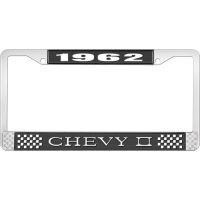 1962 CHEVY II LICENSE PLATE FRAME BLACK