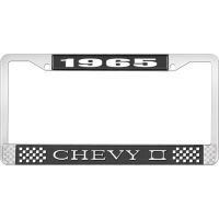 1965 CHEVY II LICENSE PLATE FRAME BLACK