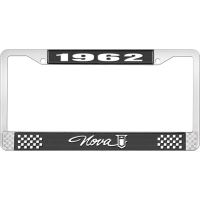 1962 NOVA LICENSE PLATE FRAME STYLE 1 BLACK