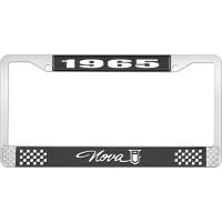 1965 NOVA LICENSE PLATE FRAME STYLE 1 BLACK